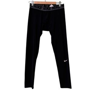 Nike Men’s Dri Fit Logo Compression Leggings- Size Large
